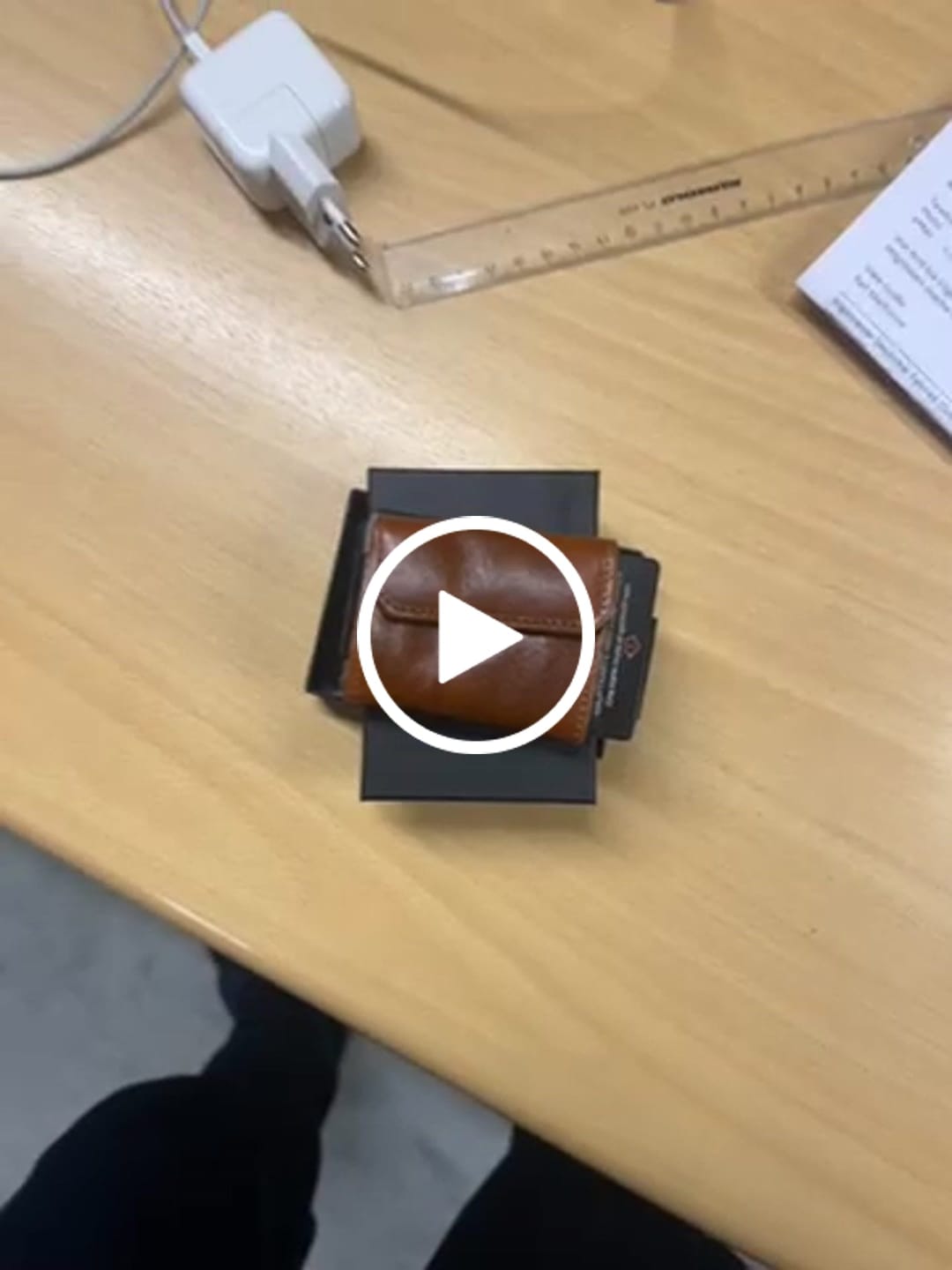 Customer video review of Nano Boy Pocket card holder wallet with leather coin pocket