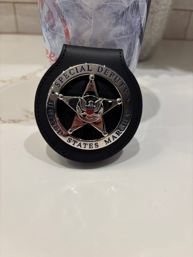 Customer photo review of US Marshal Special Deputy USMS Badge Replica Movie Prop