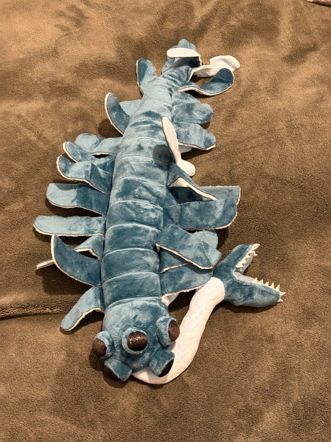 Customer photo review of Opabinia Regalis Soft Stuffed Plush Toy