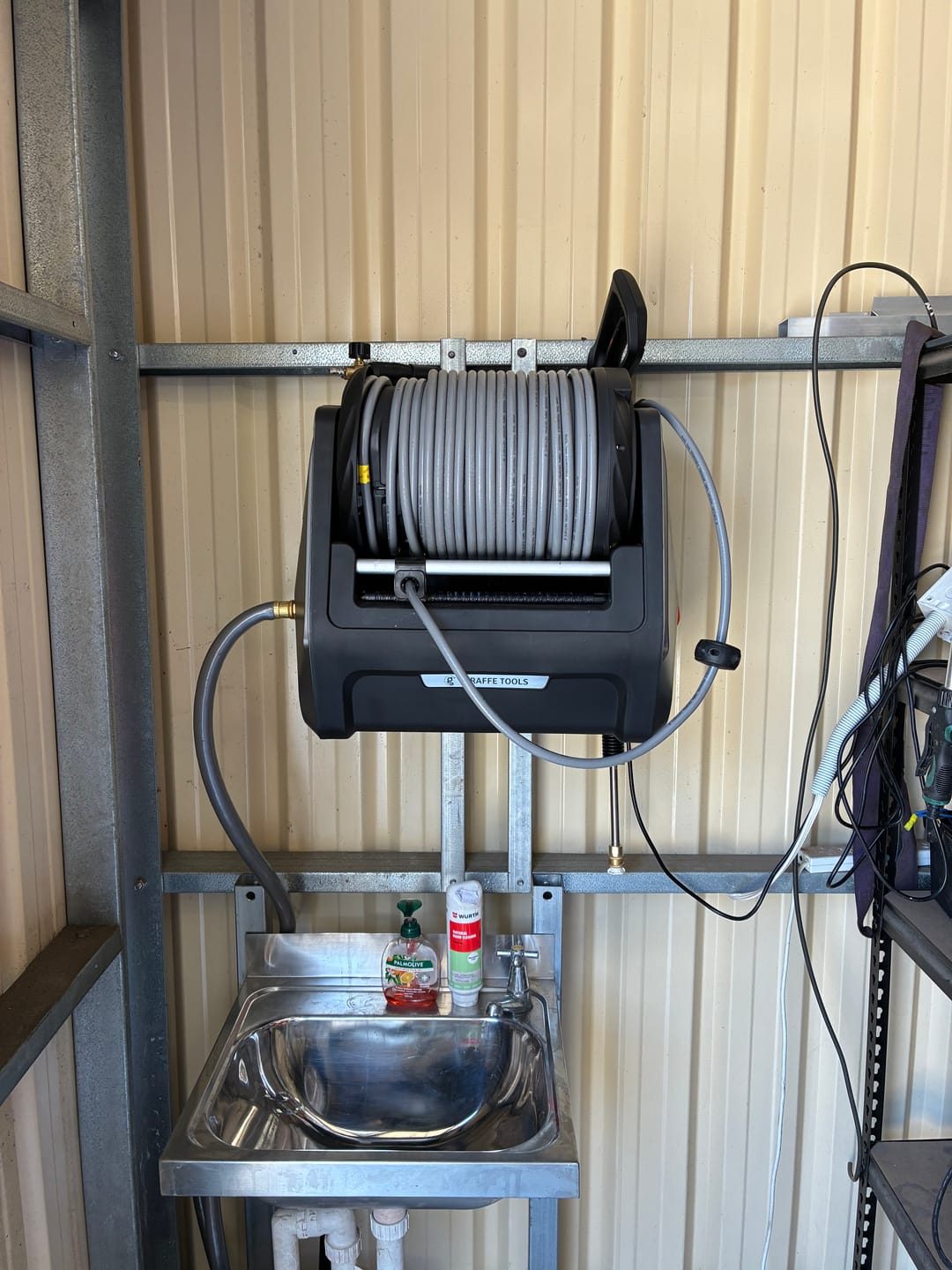 Customer photo review of Grandfalls Retractable Pressure Washer Plus