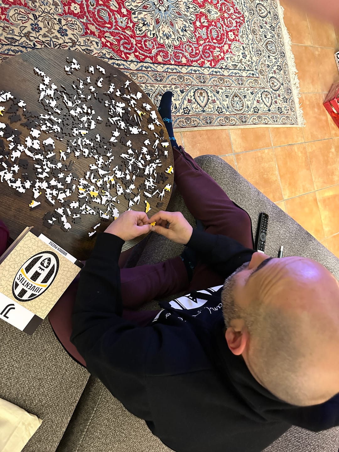 Customer photo review of Retro Logo Juventus® - Puzzle di Legno