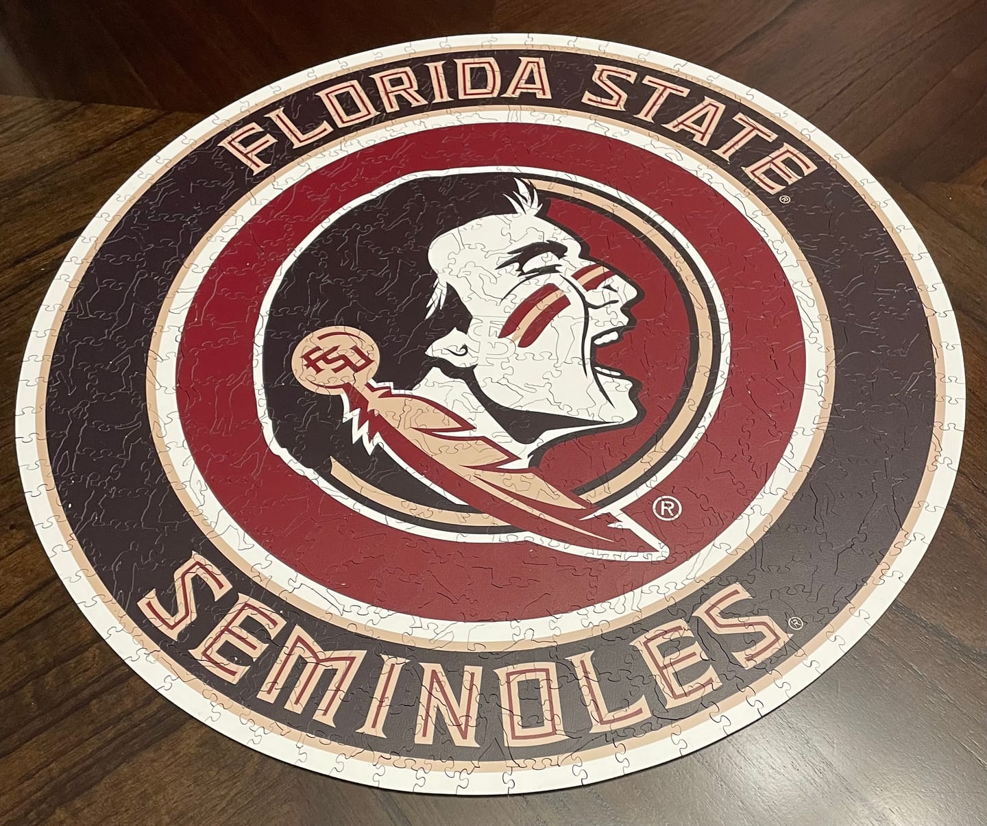 Customer photo review of Florida State University - Wooden Puzzle