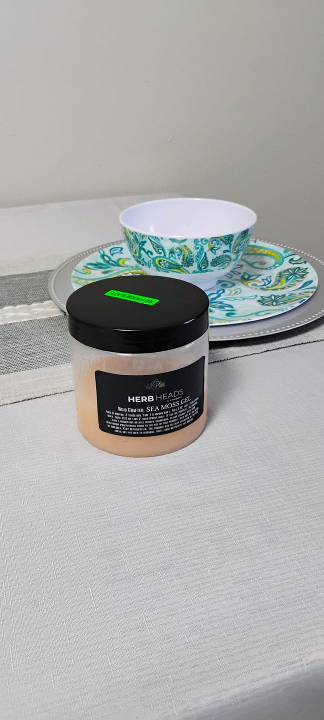 Customer photo review of Wild Crafted Raw Sea Moss Gel  “The King of the Sea”.   (24 oz.)