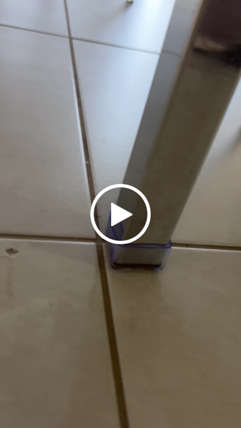 Customer video review of Square Felt Silicone Chair Leg Protectors | Extra-Durable Chair Floor Protectors