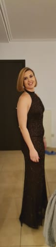 Customer photo review of Φόρεμα halter με έξω πλάτη