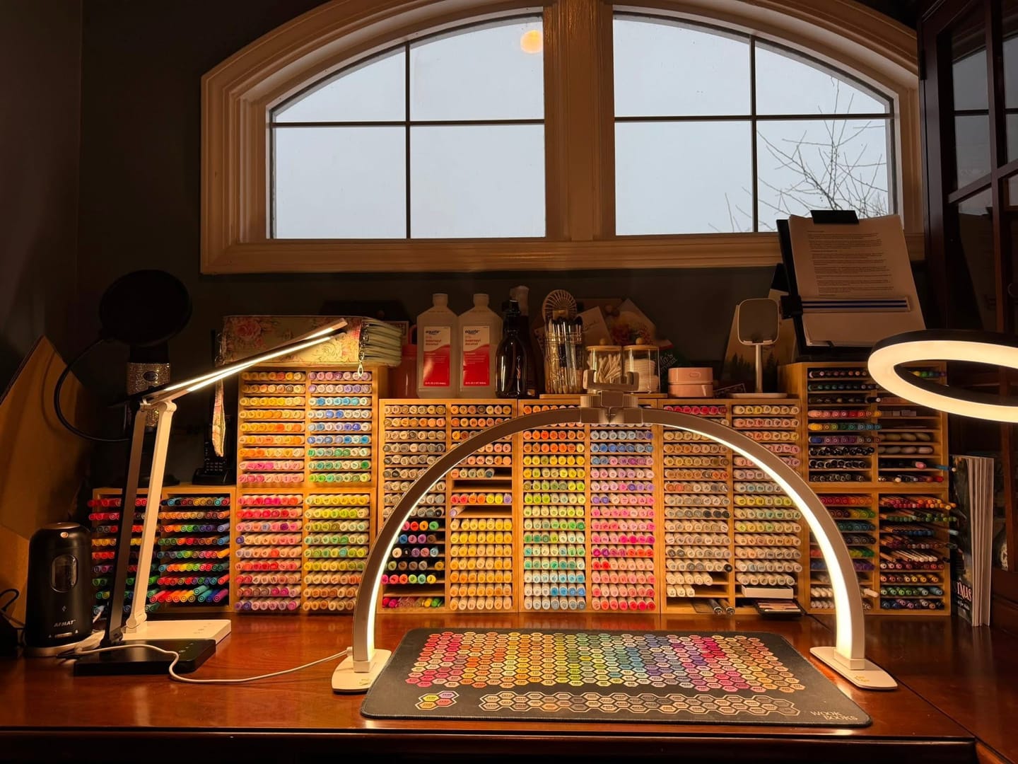 Customer photo review of Ohuhu Oahu 320 Colors Dual Tips Alcohol Art Markers, Fine & Chisel (New Color Codes)