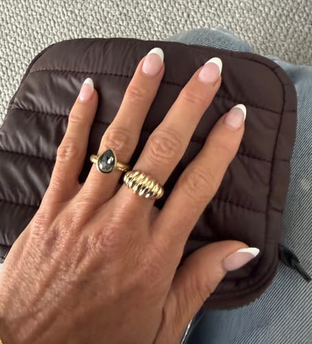 Customer photo review of Croissant Ring in 9ct Yellow Gold