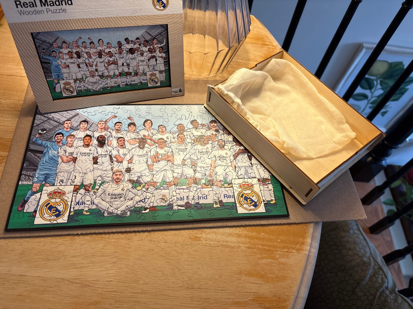 Customer photo review of Real Madrid CF® 25/26 Team - Wooden Puzzle