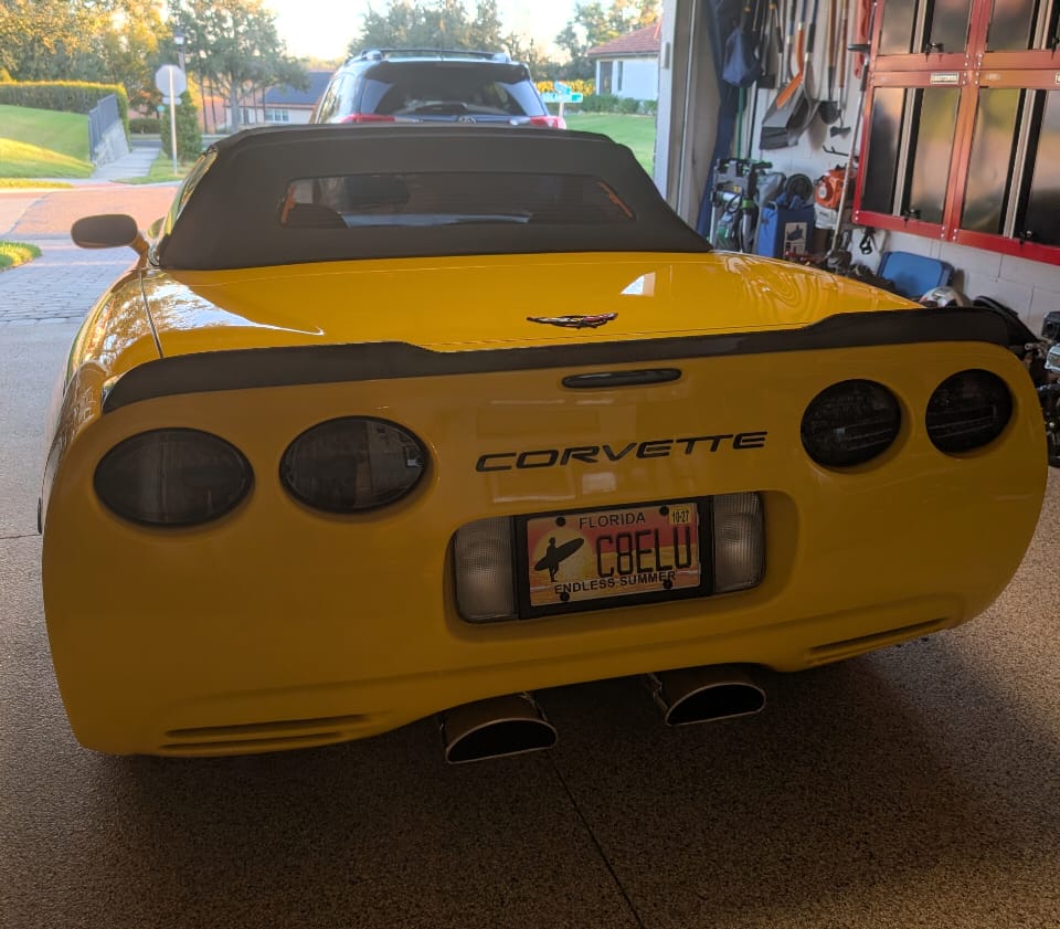 Customer photo review of Corvette C5 ZR1 Extended Rear Trunk Spoiler