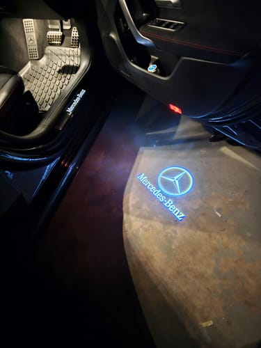 Customer photo review of MERCEDES DOOR LIGHTS