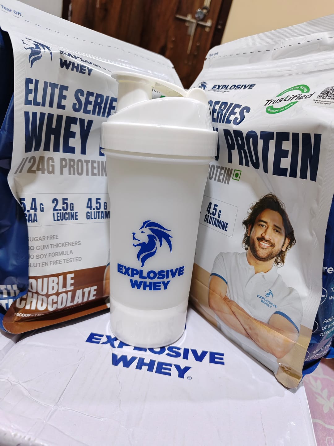 Customer photo review of Explosive Whey Shaker