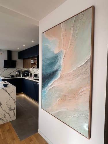 Customer review photo for Plaster Art Texture Painting #SG535