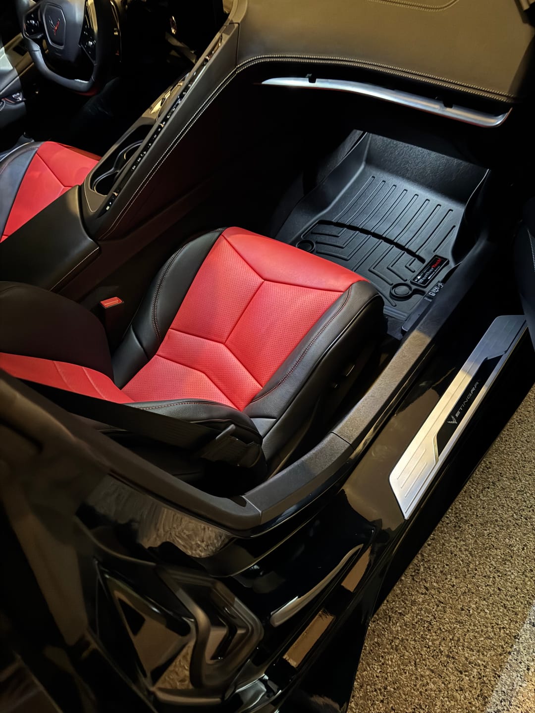 Customer photo review of Corvette C8 GT1 Custom Leather Seat Cover Kit