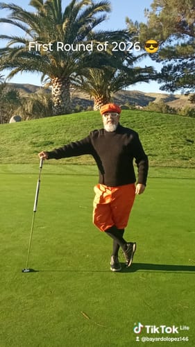 Customer photo review of pure fire-Men's Golf Knickers Pants