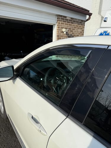 Customer photo review of Fit 2019-2022 Acura RDX In-Channel Vent Window Visors Rain Sun Wind Guards Shade Deflectors