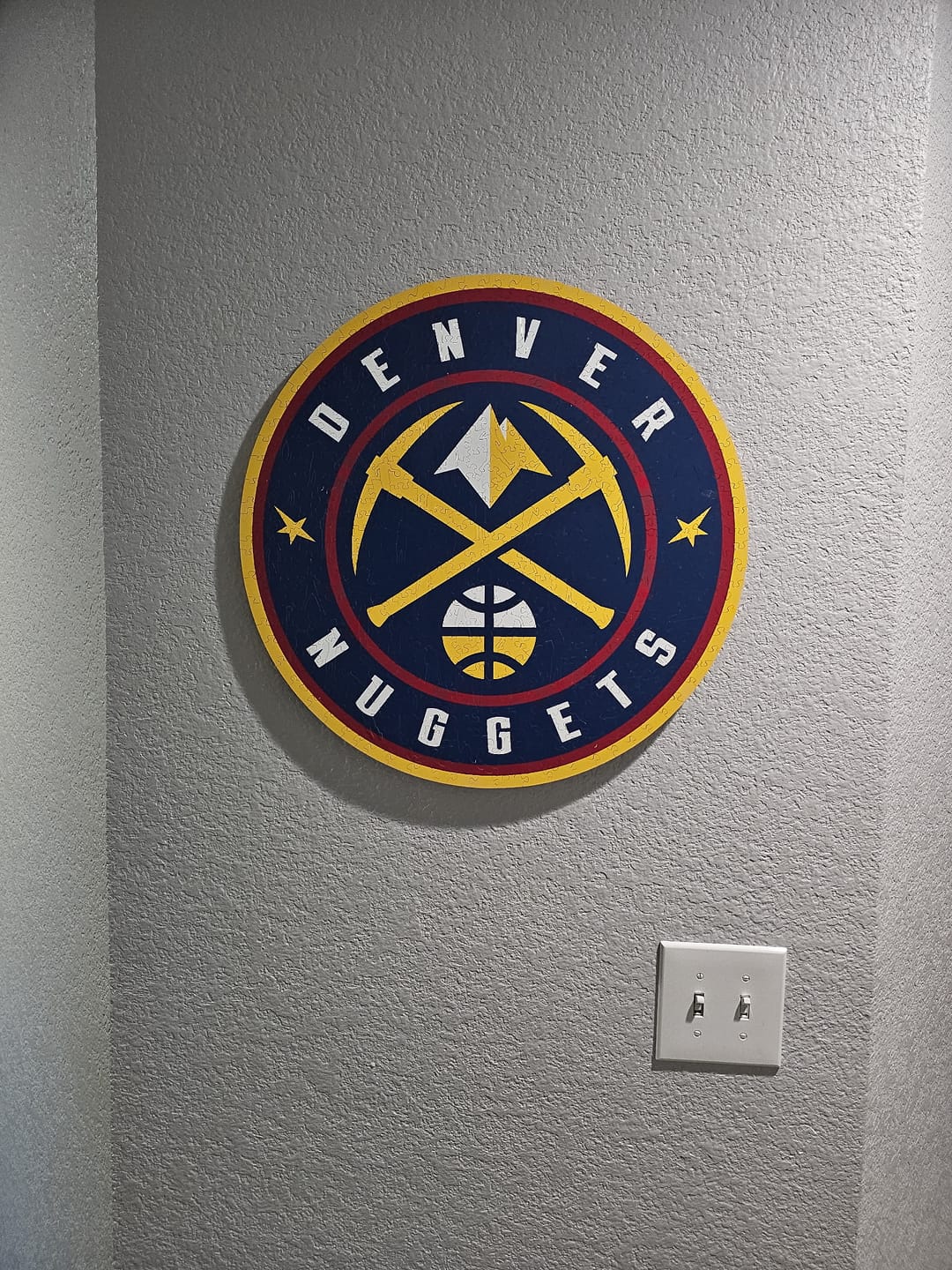 Customer photo review of Denver Nuggets™ - Wooden Puzzle