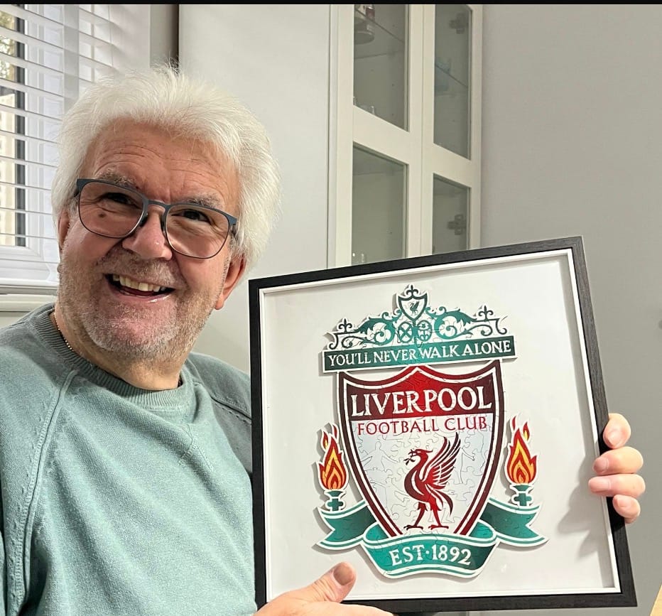 Customer photo review of Liverpool FC® Crest - Wooden Puzzle