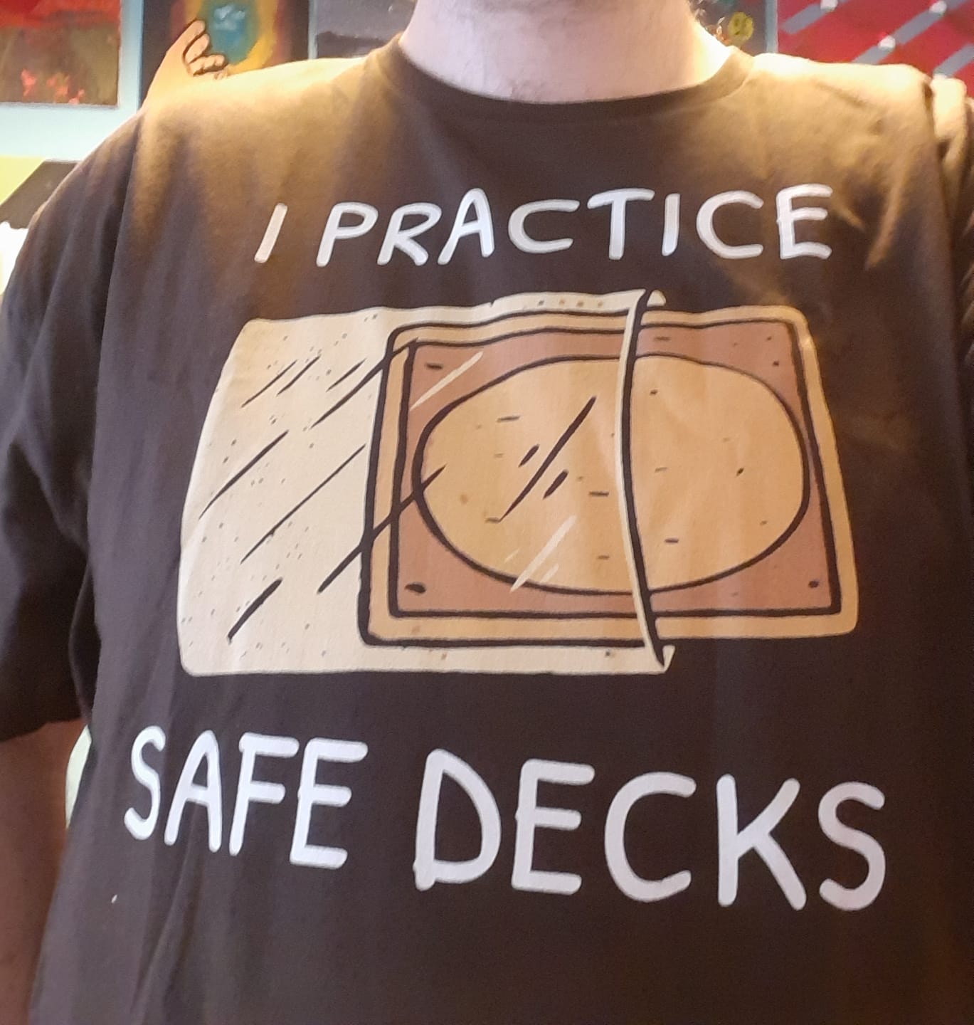 Customer photo review of I Practice Safe Decks