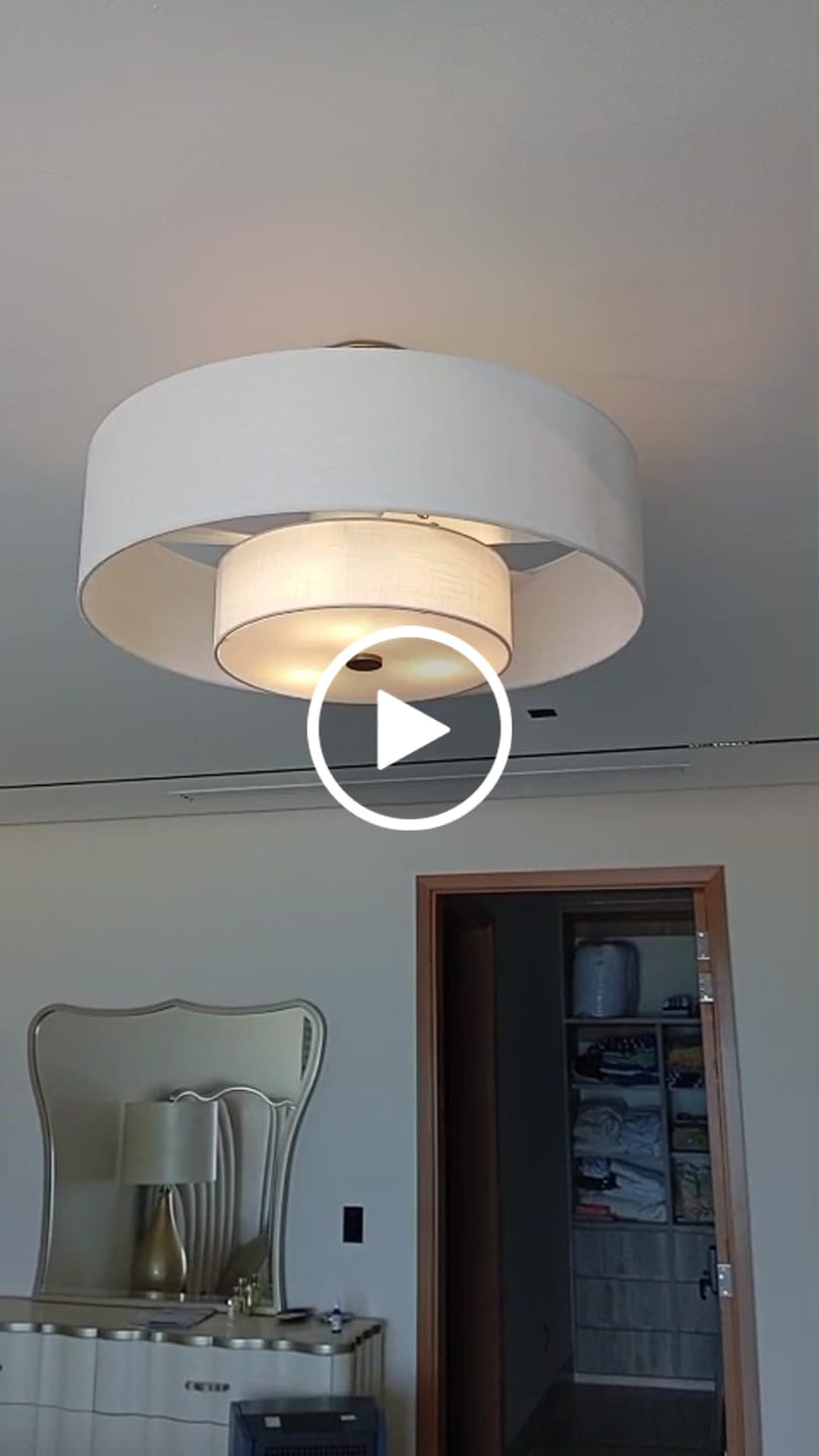 Customer video review of Lámpara-Ventilador Brookside FANDELIER 30 pulgadas