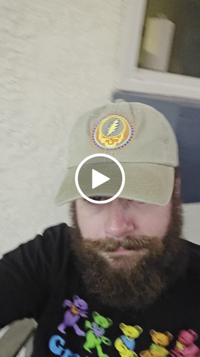 Customer video review of Grateful Dead Sunshine Steal Your Face Cap