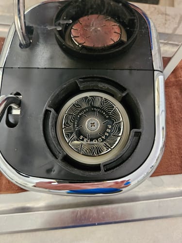 Customer photo review of High Diffusion Espresso Shower Screen - Breville