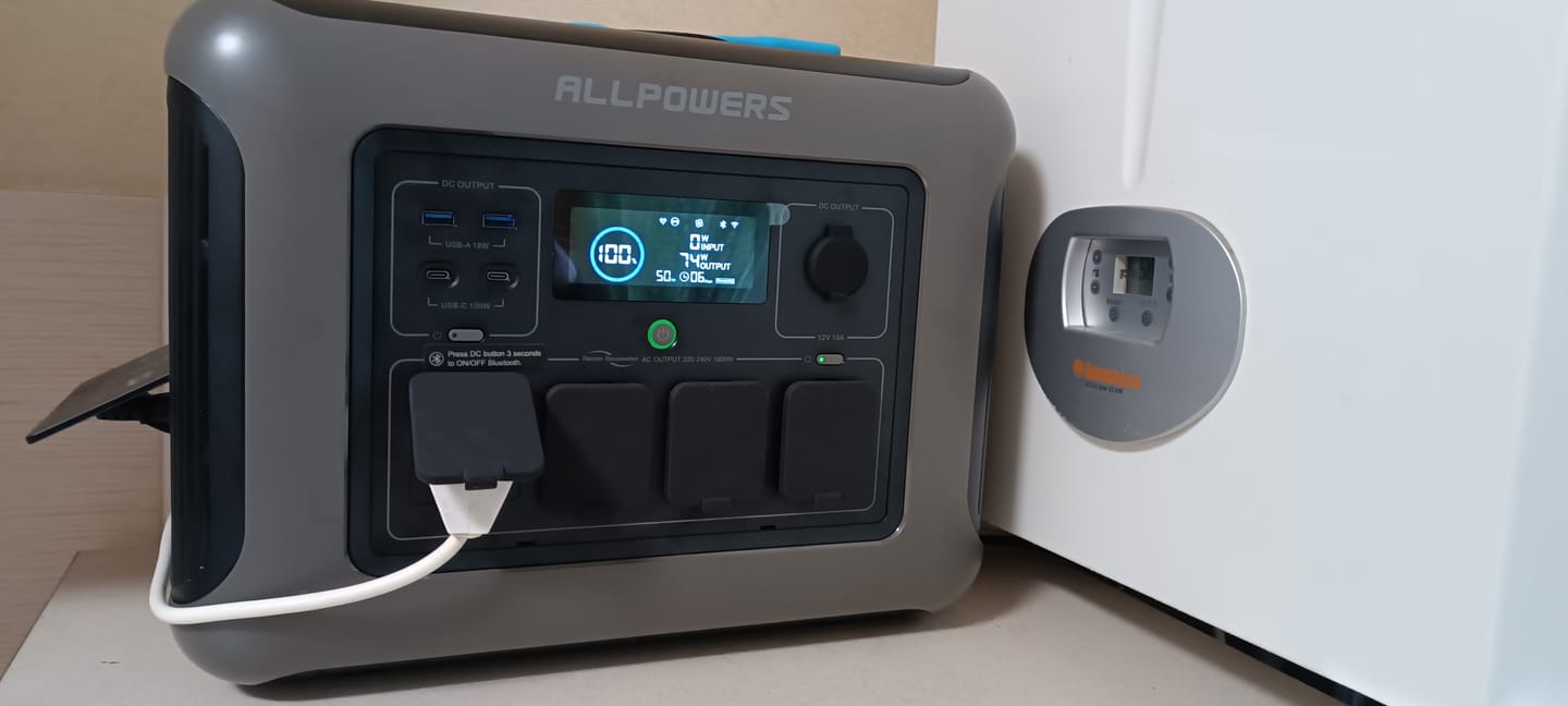 Customer photo review of ALLPOWERS R1500 Lite Tragbare  Powerstation | 1600W 1056Wh