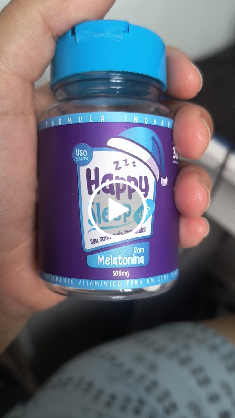 Customer video review of Melatonina Happy Sleep 2 Potes