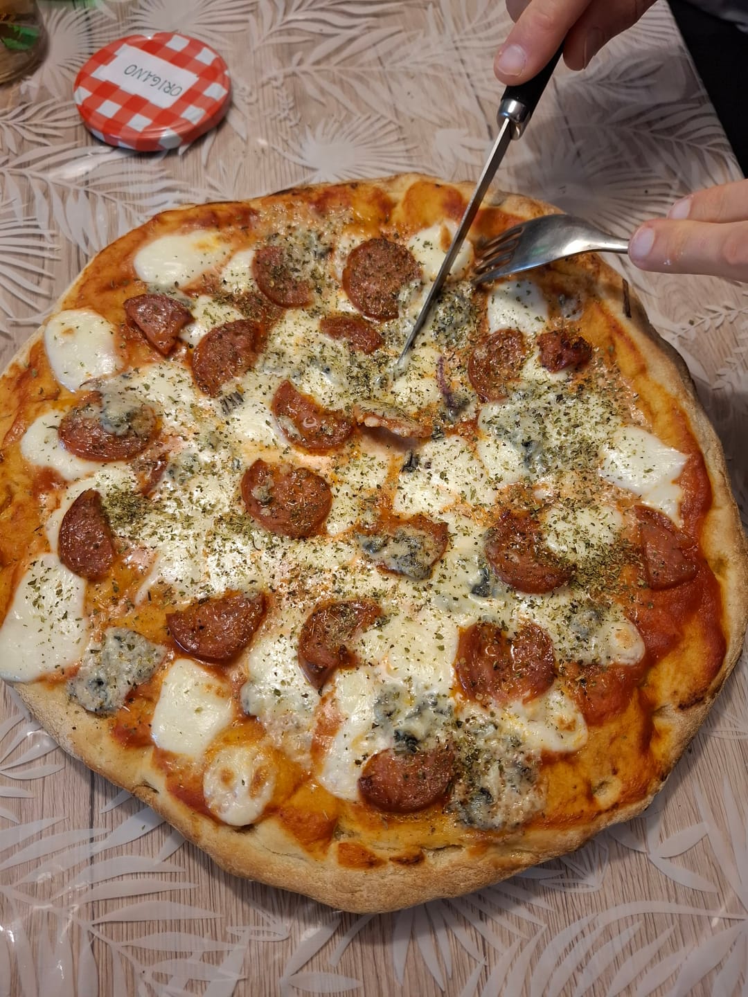 Customer photo review of Base pizza low-carb 200g