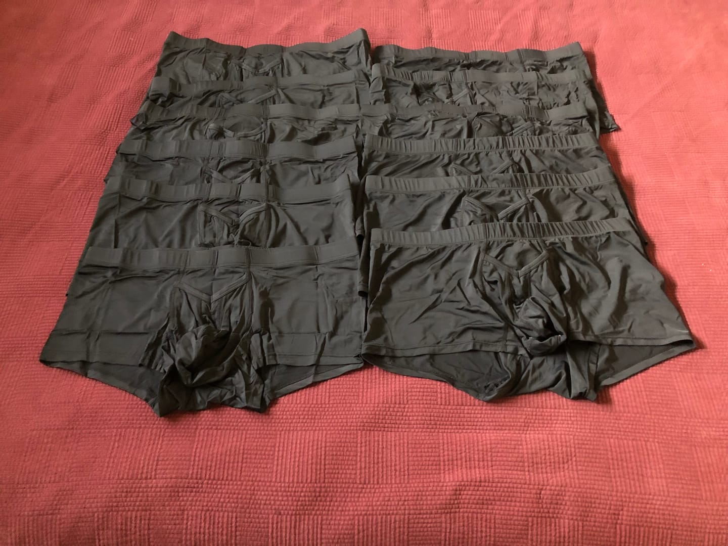 Customer photo review of Nylon 3in Boxer Briefs V-Fly 3pk Black