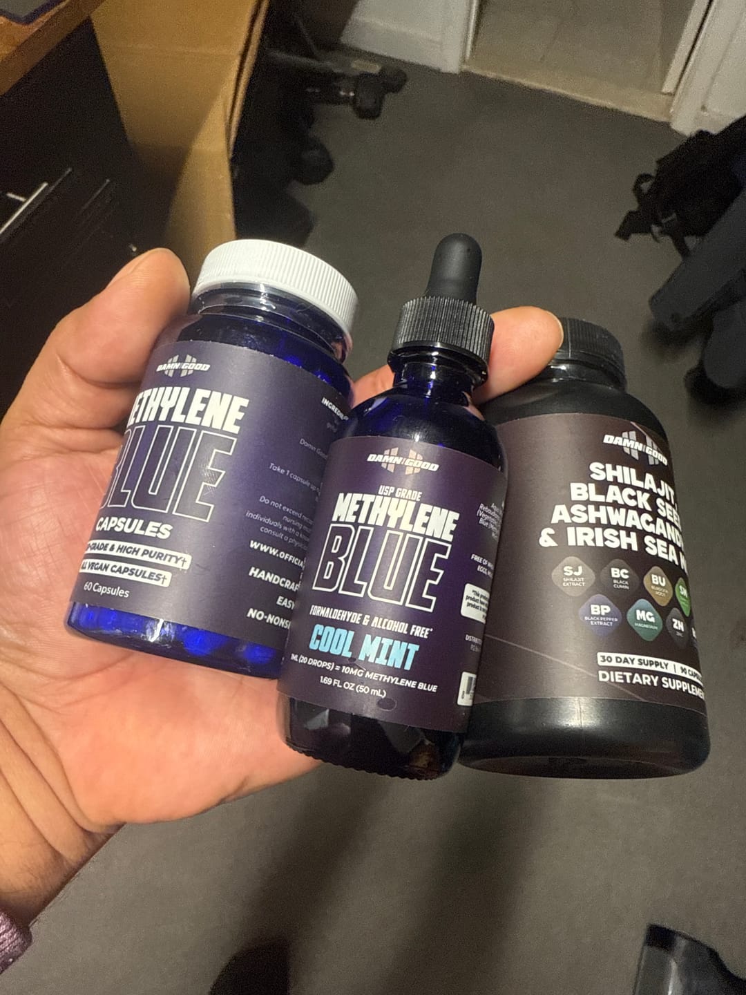 Customer photo review of Damn Good™ Methylene Blue Capsules