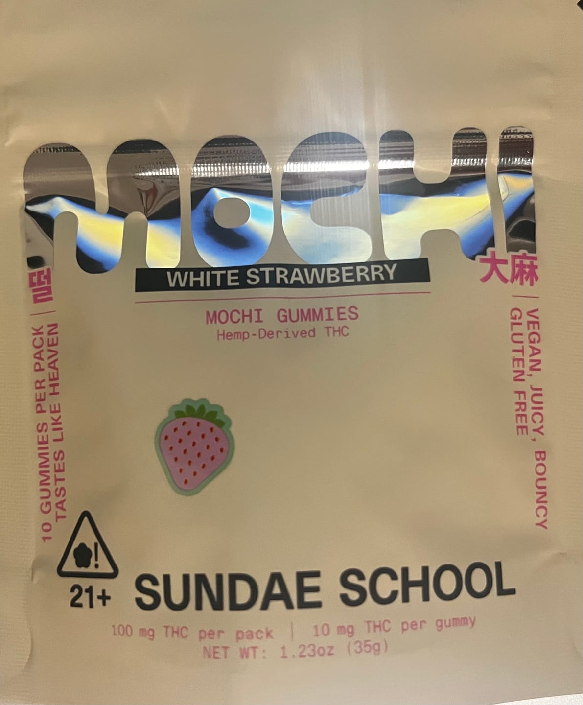 Customer photo review of White Strawberry (10mg) Mini