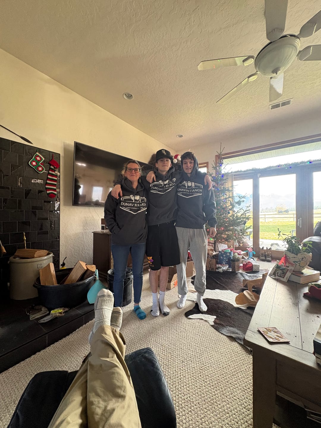 Customer photo review of CATTLE FARM CUSTOM HOODIE C2