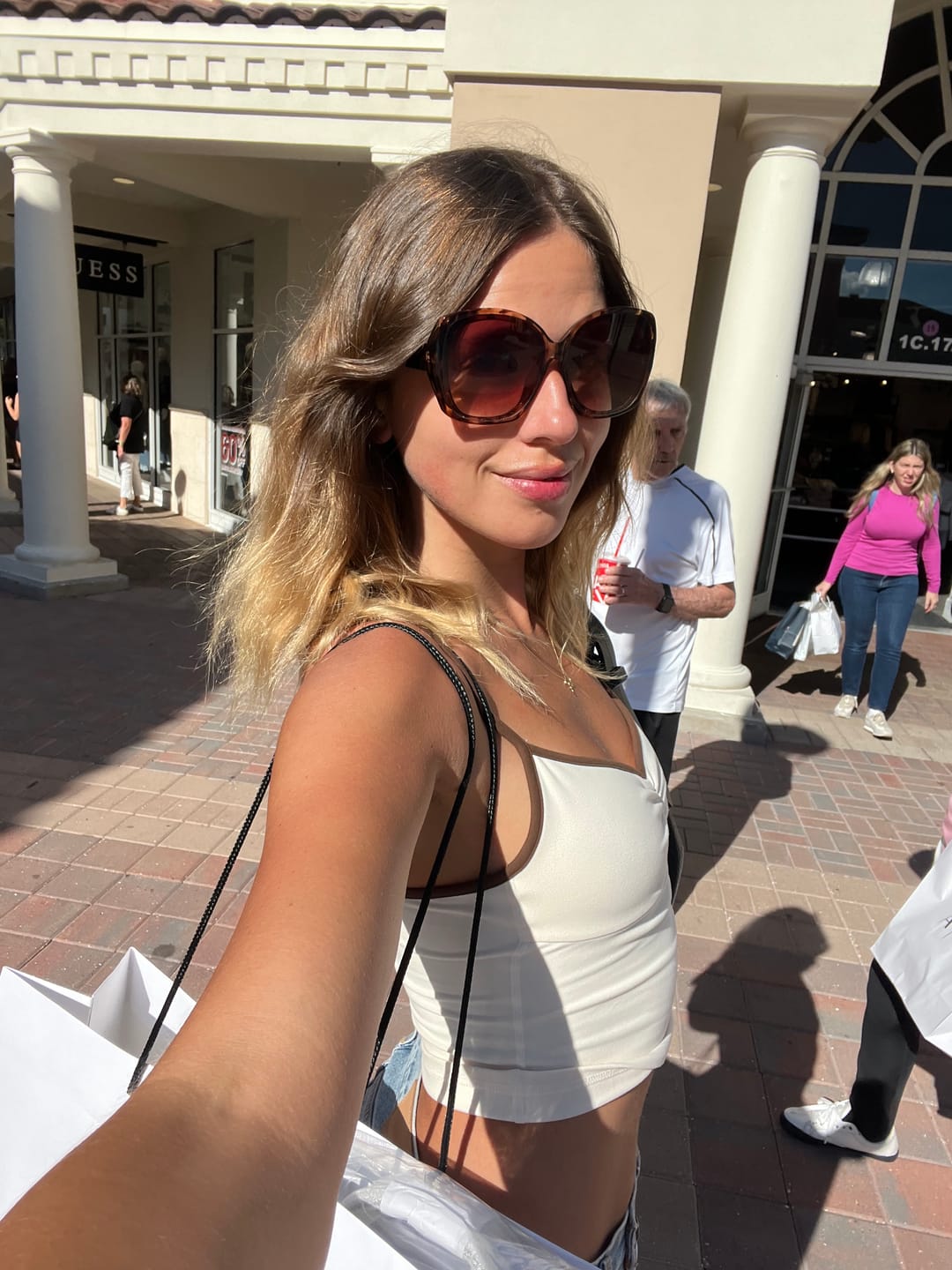 Customer photo review of The Ballet Tank / Cream-Teddy