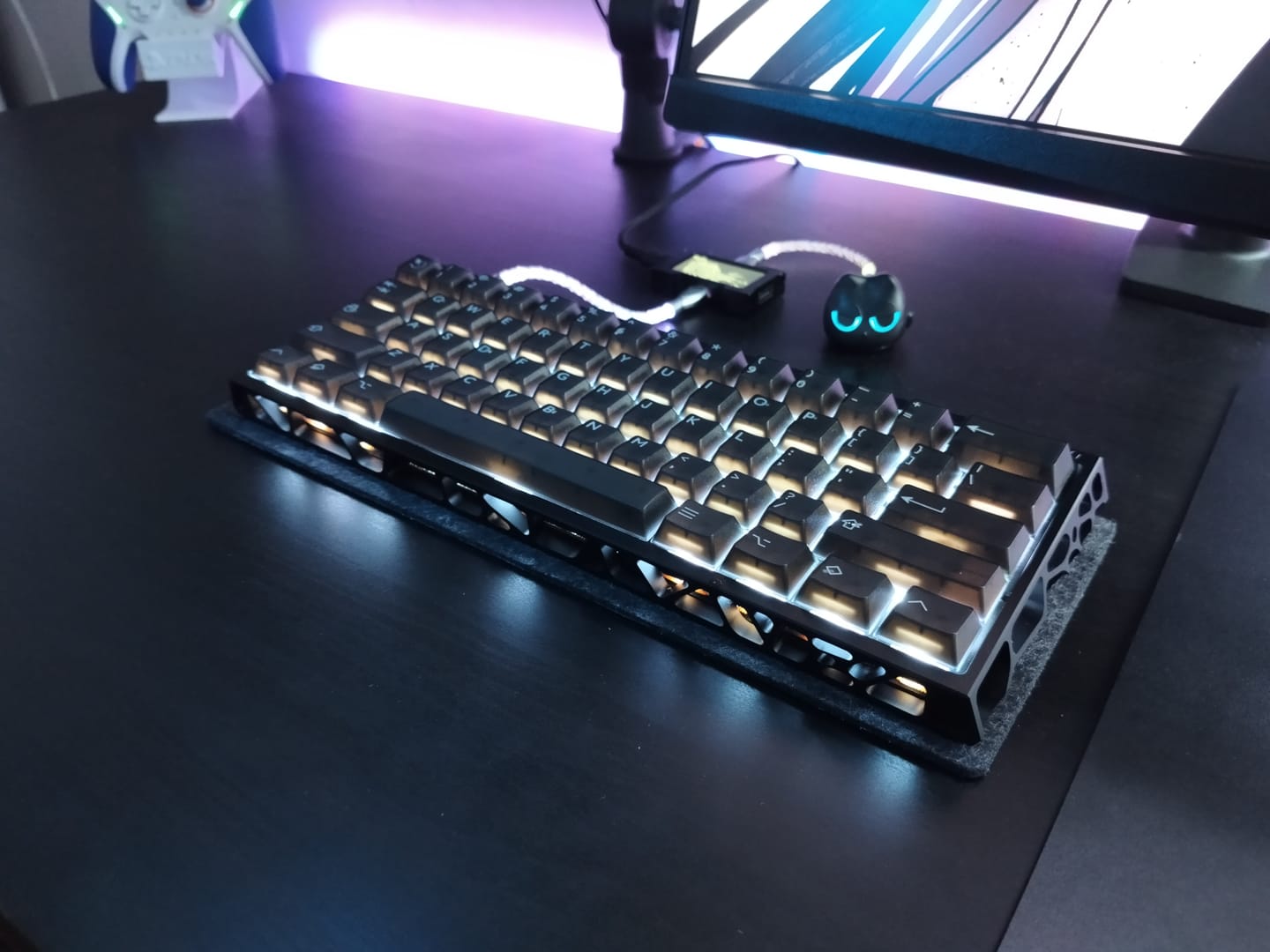 Customer photo review of KBDfans Holy60 HE Alüminyum Klavye (Manyetik Switch / HE)