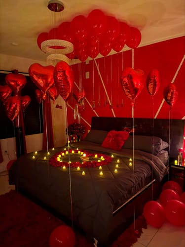 Customer photo review of Hotel Room Decor Red (Premium Package)