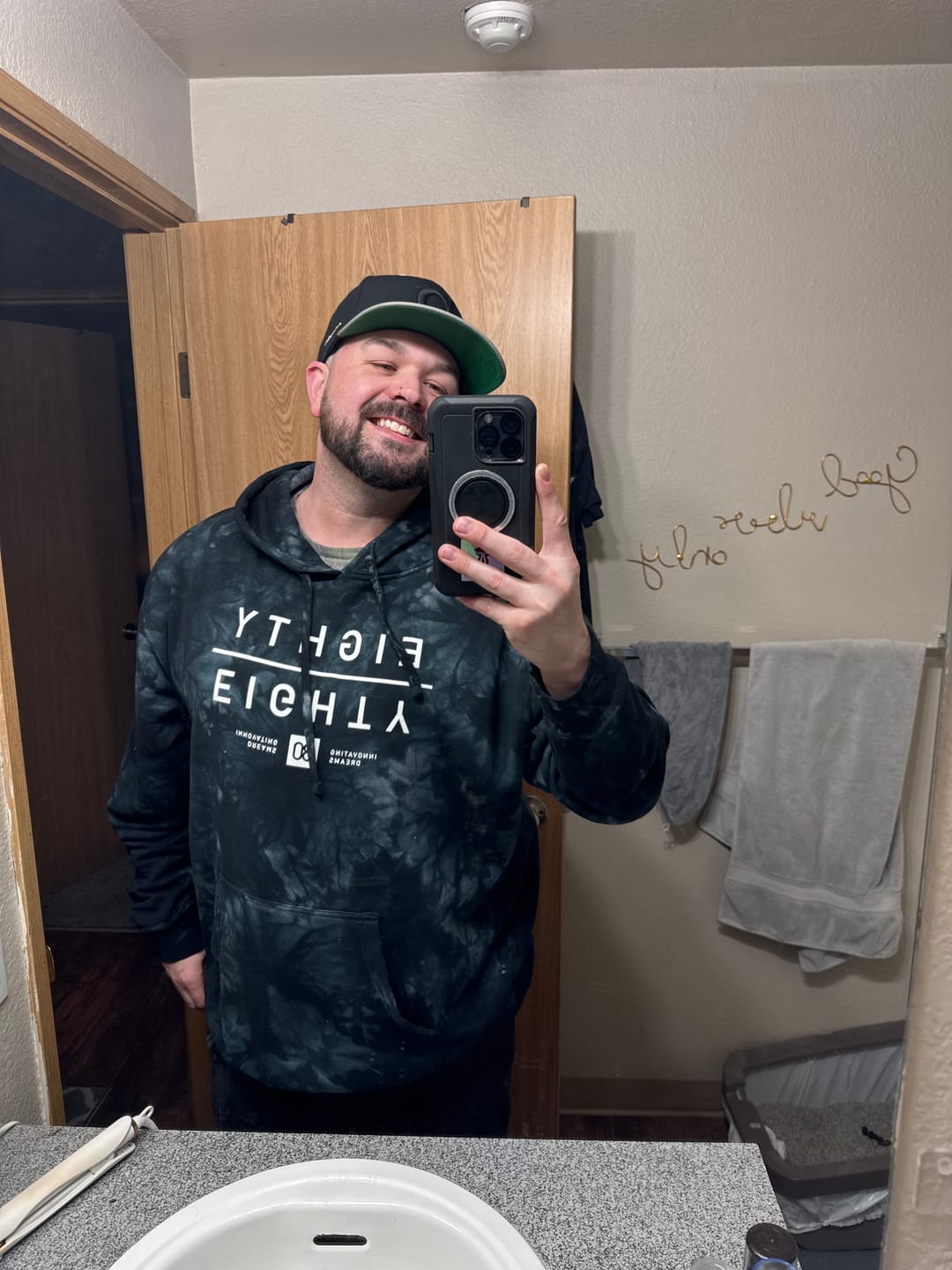 Customer photo review of 80Eighty® TieDye Mirror Hoodie