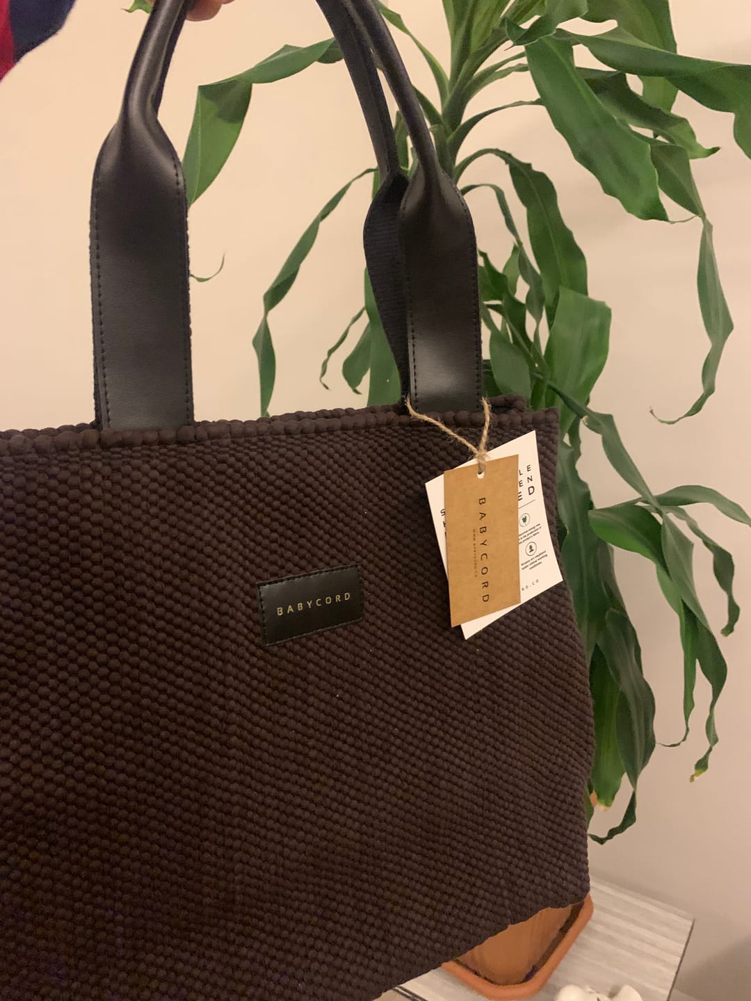 Customer photo review of Trinity Tote Bag - Brownie