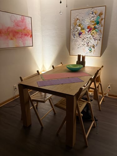 Customer review photo for Plaster Art Texture Painting #SG182