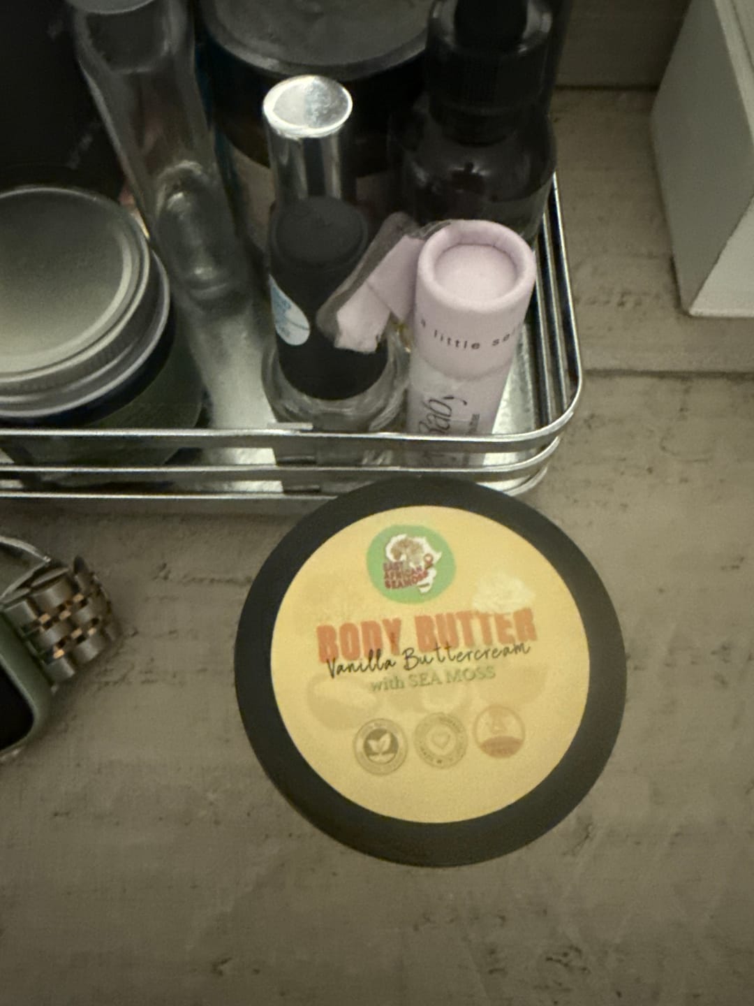 Customer photo review of VANILLA BUTTERCREAM Sea Moss Body Butter