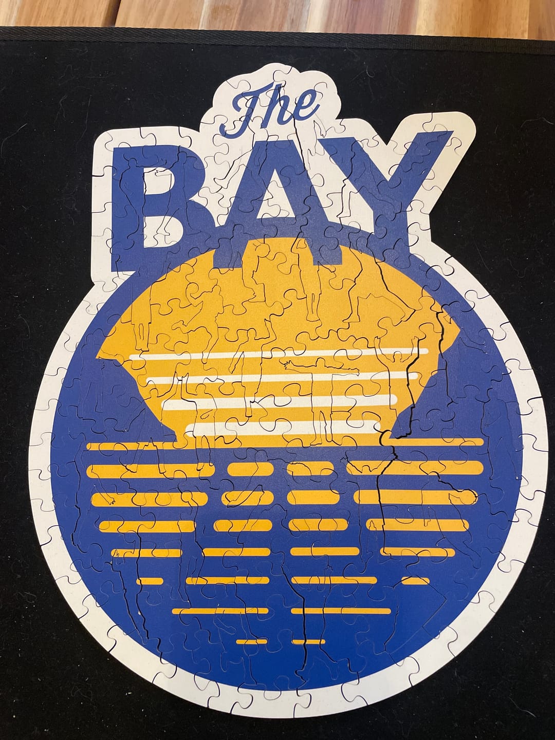 Customer photo review of Golden State Warriors™ - Wooden Puzzle