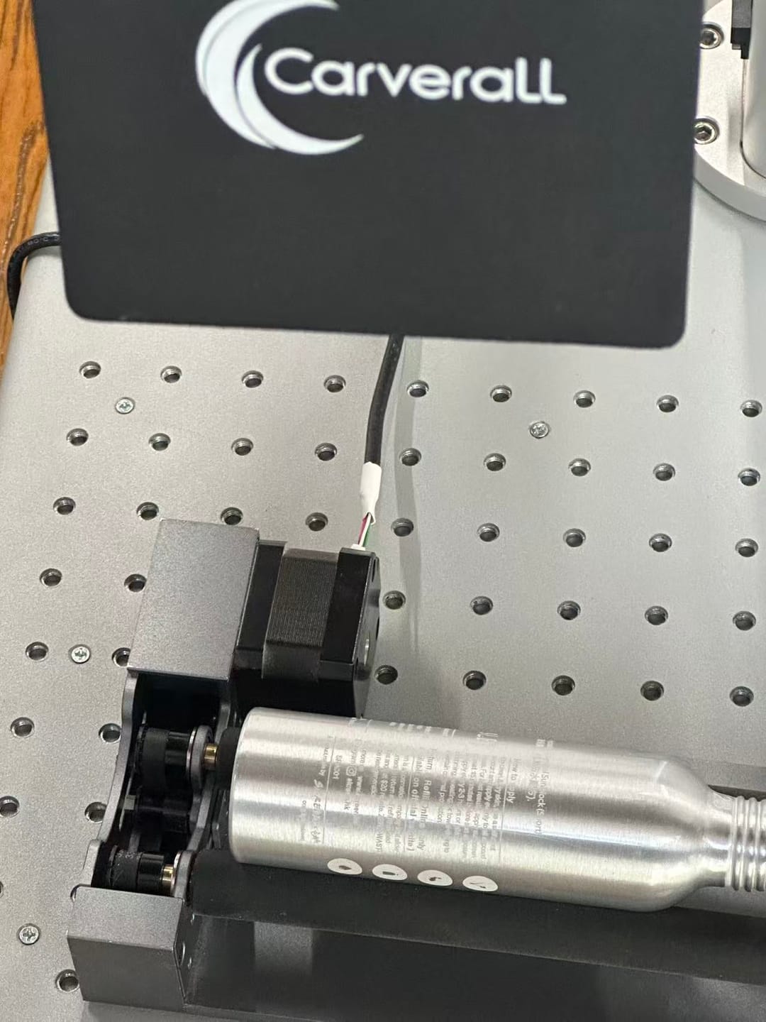 Customer photo review of Carverall Z12 20W Fiber Laser Engraver For metal & Plastic