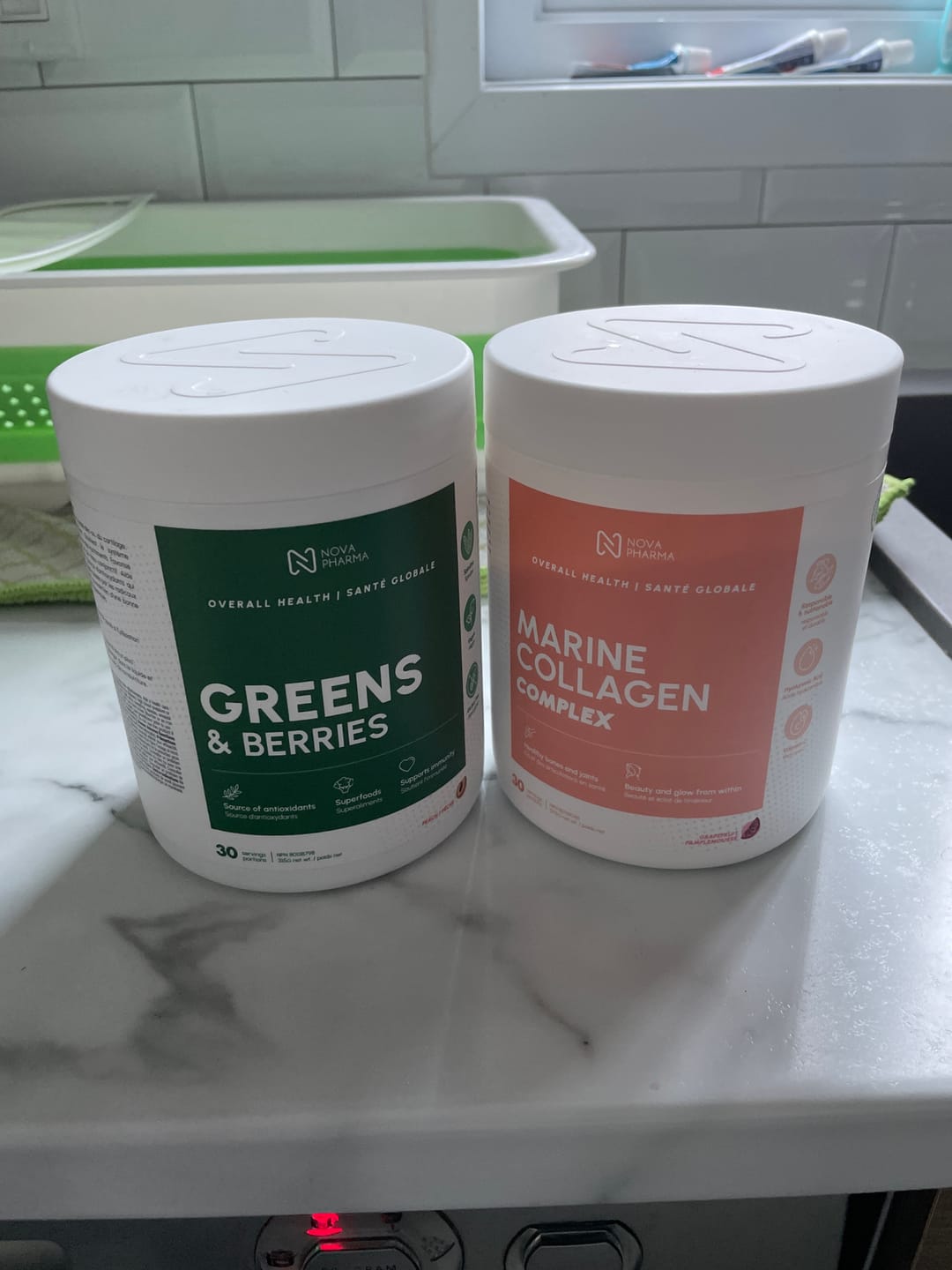 Customer photo review of Nova Pharma - Greens & Berries - 315g
