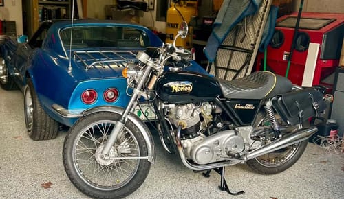 Customer photo review of Norton Commando Left Side Solo Bag - NCL01