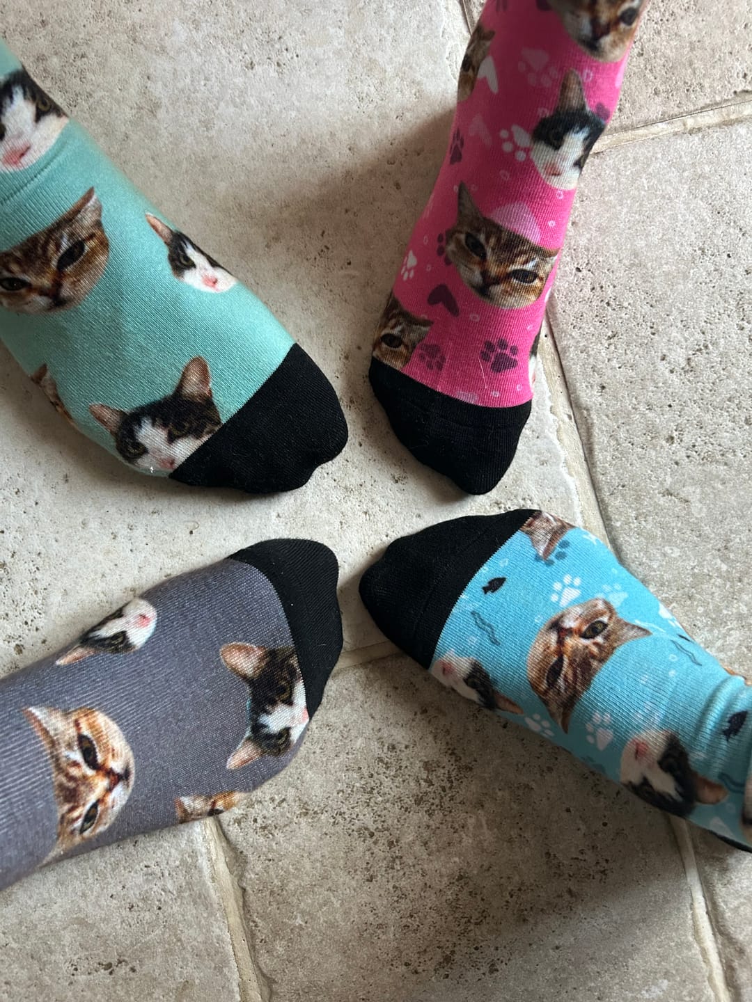 Customer photo review of Votre photo - Chaussettes personnalisées