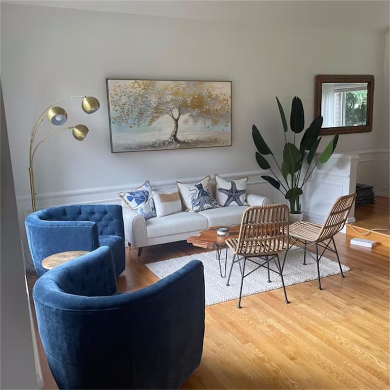 Customer photo review of Tree Abstract Textured Wall Art #TP042