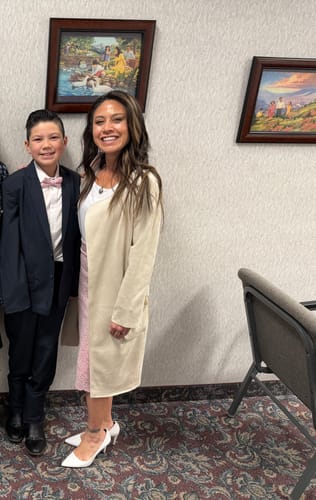 Customer photo review of Brigitte Brianna Lace Skirt