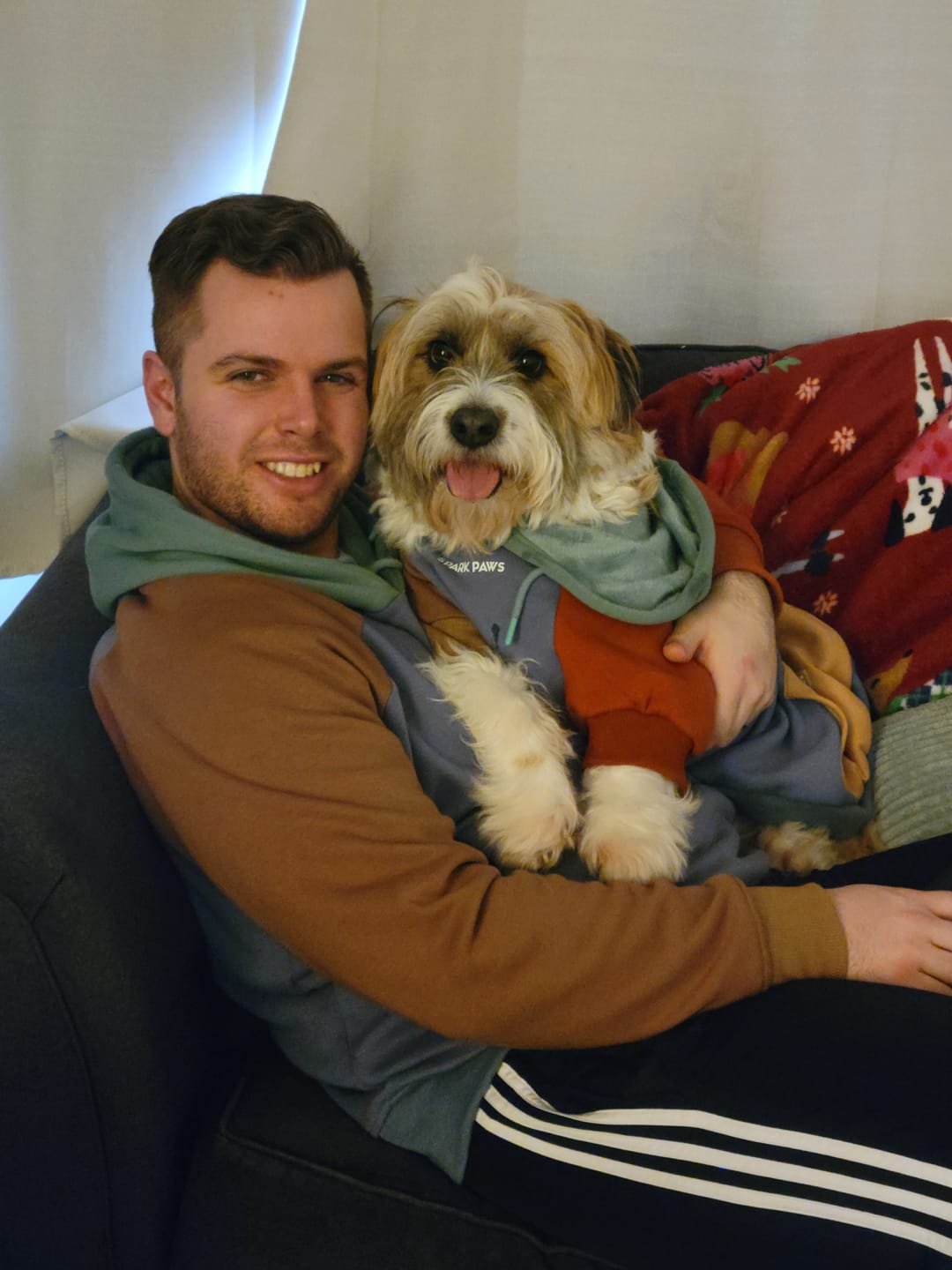 Customer photo review of Alpine Dog Hoodie