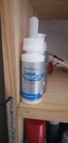 Customer photo review of Minoxidil High Strength (5%) SOLUTION, 3x60ml pack