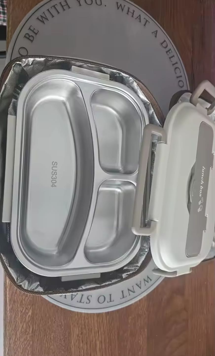 Customer photo review of FitLunch - קופסת אוכל מלבנית נירוסטה שומרת חום