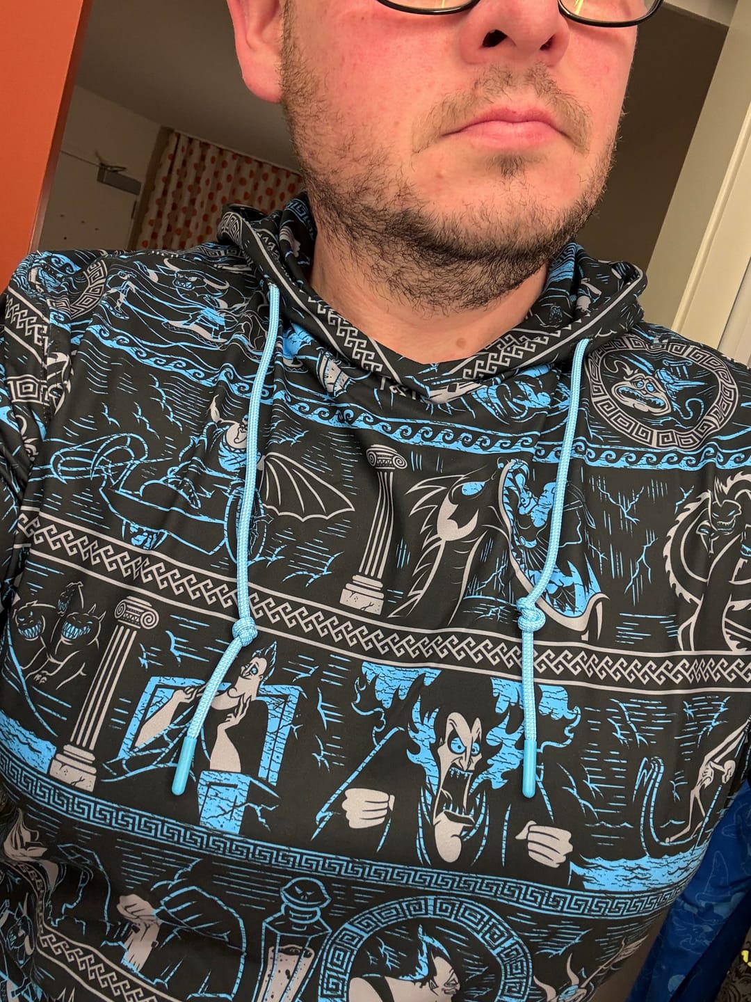 Customer photo review of Disney Villains "Hades Gonna Hate" – Performance Hoodie